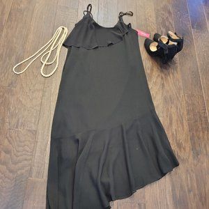 NWT Target Xhilaration Black Assymetrical Dress Size Small